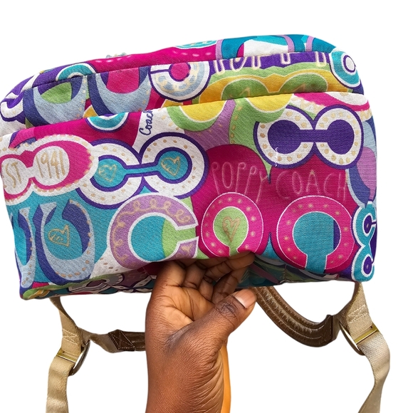 Coach Poppy pop c backpack. LIMITED EDITION RARE - Picture 5 of 8